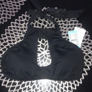 Seafolly Black Bikini Top